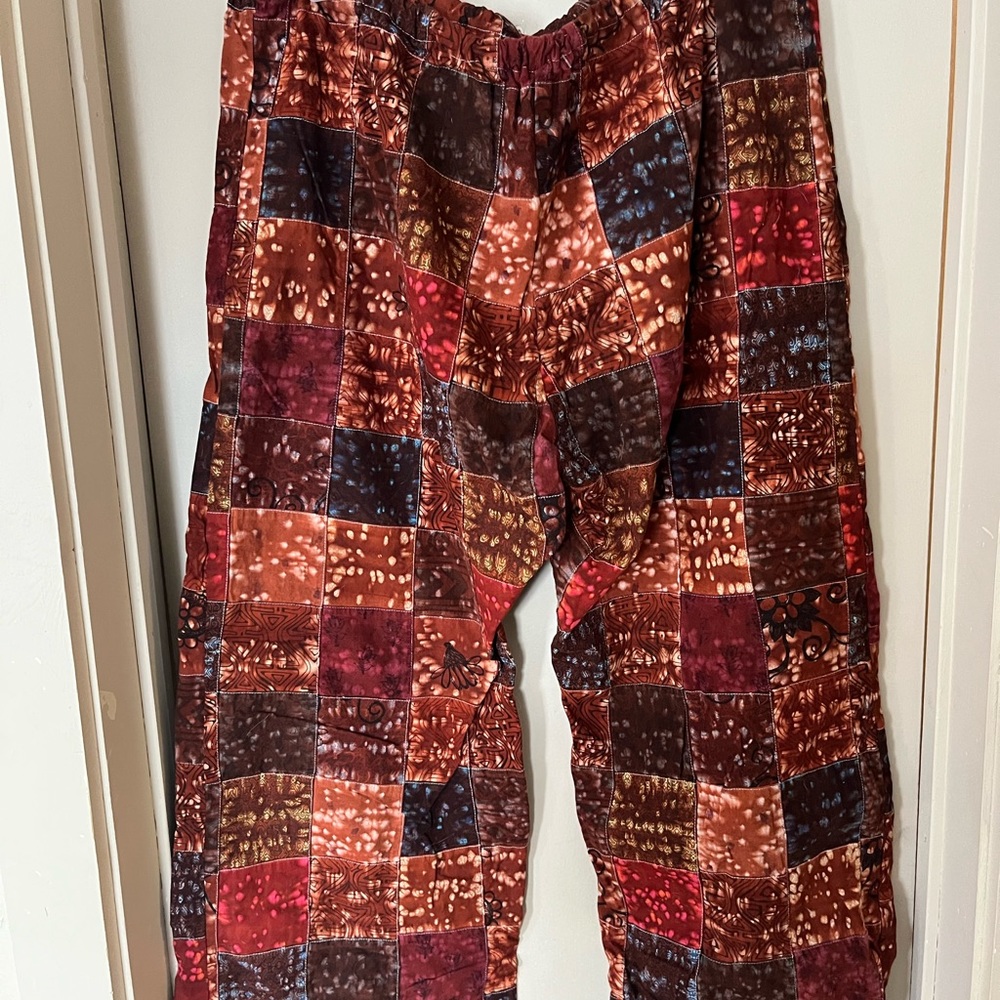 Colorful Patchwork Pants